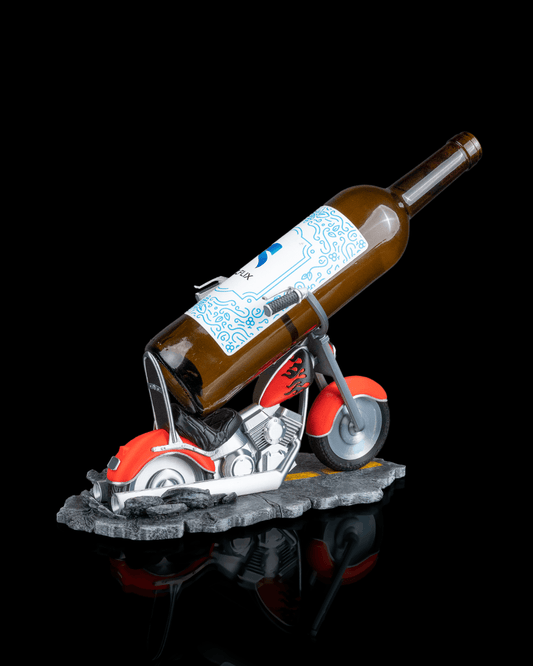 🏍️ Motorcycle Wine Bottle Holder – Where Wine Meets the Open Road!