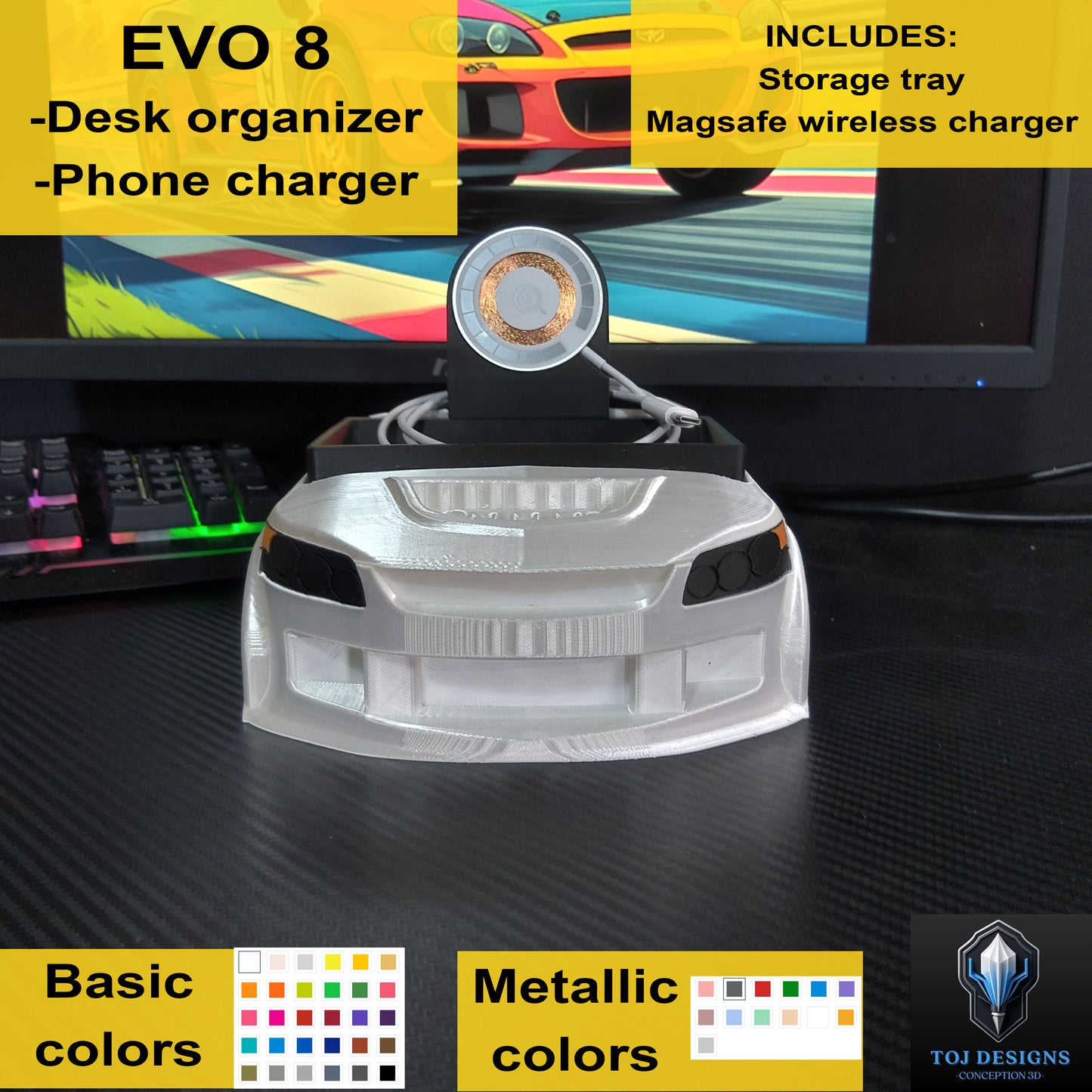 Wireless Car Charger β Mitsubishi Evo