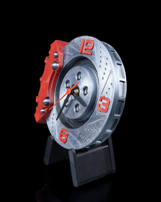 🏎️ Disc Brake Racing Clock – For the True Speed Enthusiast!