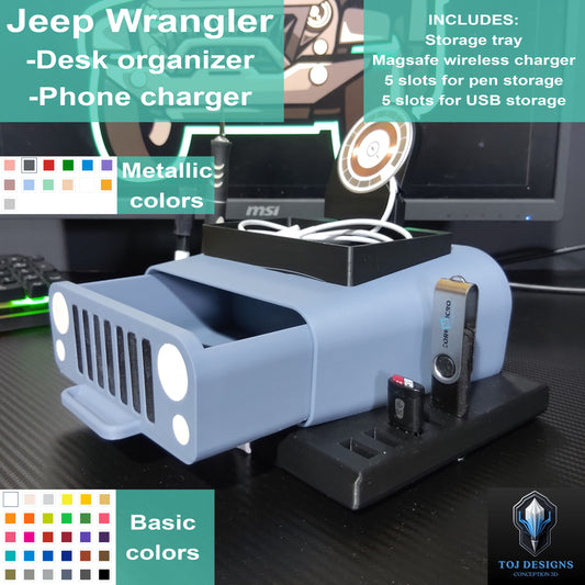 Wireless Car Charger – Jeep Wrangler