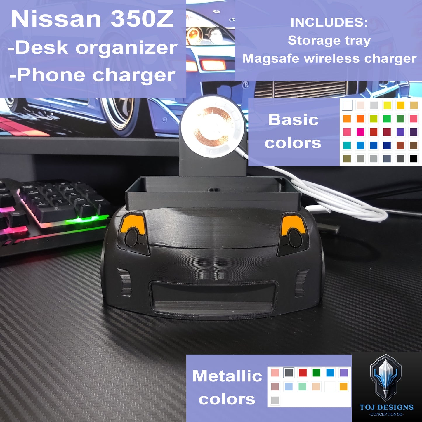 Wireless Car Charger – Nissan 350Z