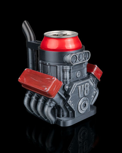 🛠️ Octane Can Holder – Bold, Mechanical Style for Your Drinks