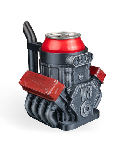 🛠️ Octane Can Holder – Bold, Mechanical Style for Your Drinks