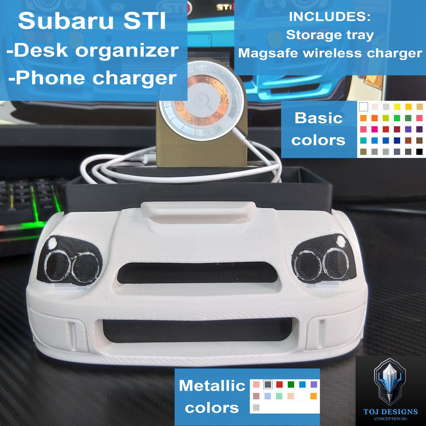 Wireless Car Charger – Subaru WRX Blob Eye